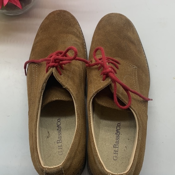 G.H. Bass Pasadena Tan Suede Oxford Sz 8.5D. MS1367C - Picture 5 of 8